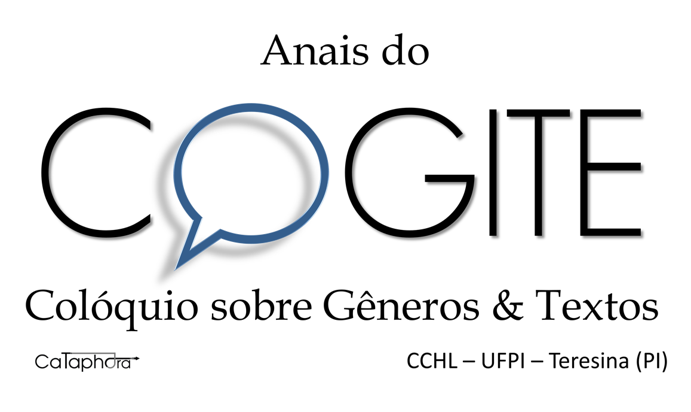 Anais do Cogite - Colóquio sobre Gêneros & Textos - Núcleo Cataphora - CCHL - UFPI - Teresina (PI)